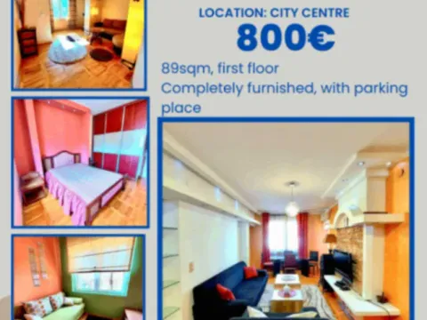 Rent, three bedroom apartment, 89m², Centar, Podgorica