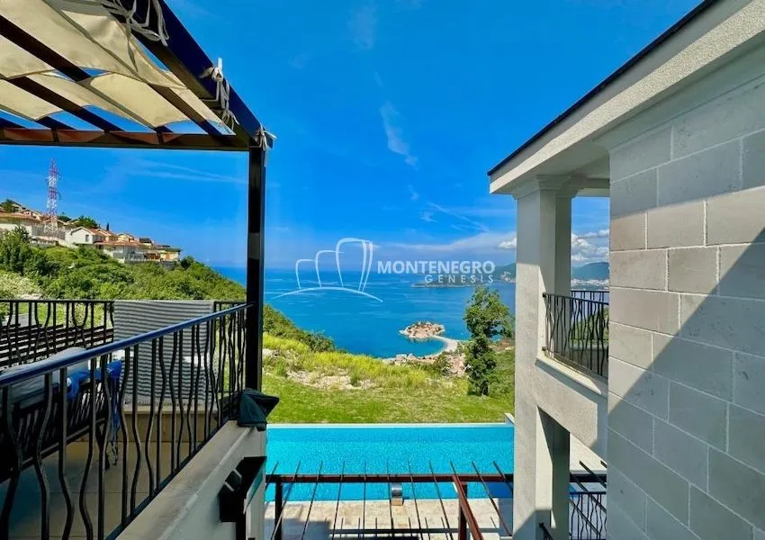 Sale, one bedroom apartment, 55m², Sveti Stefan, Budva