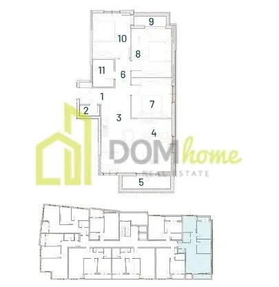 Sale, three bedroom apartment, 103m², Bar, Crna Gora