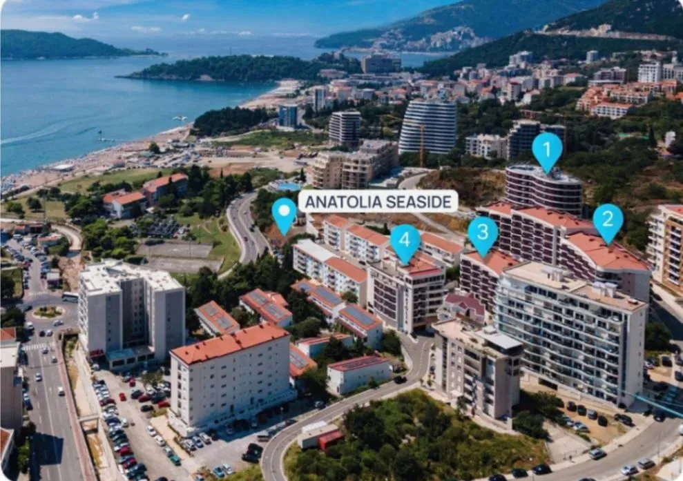 Prodaja, jednosoban stan, 52m², Bečići, Budva