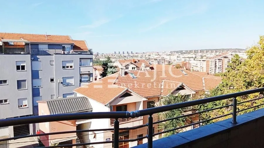 View of the city and surrounding buildings from the terrace.
