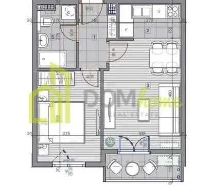 Prodaja, jednosoban stan, 41m², Stari Aerodrom, Podgorica - image 3