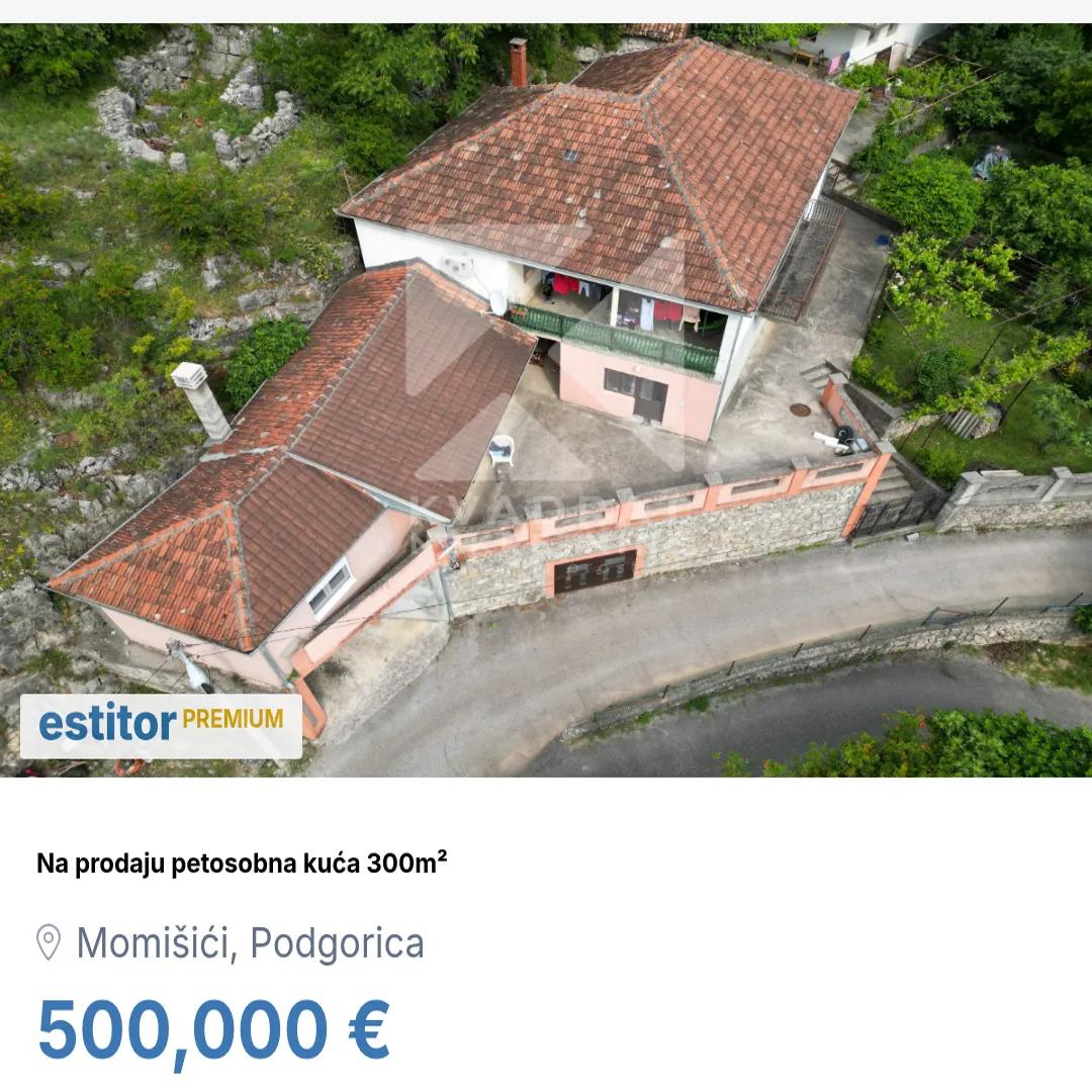 Sale, house, 300m², Momišići, Podgorica