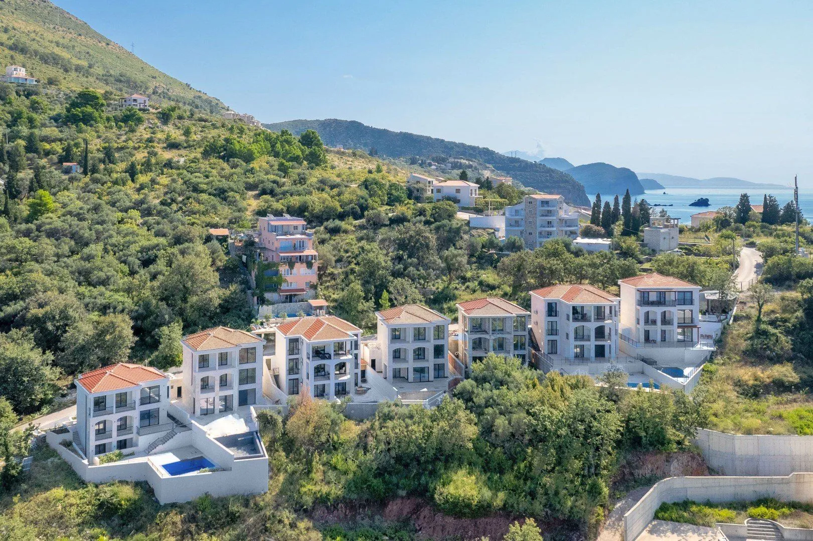 Prodaja, jednosoban stan, 55m², Skočiđevojka, Budva