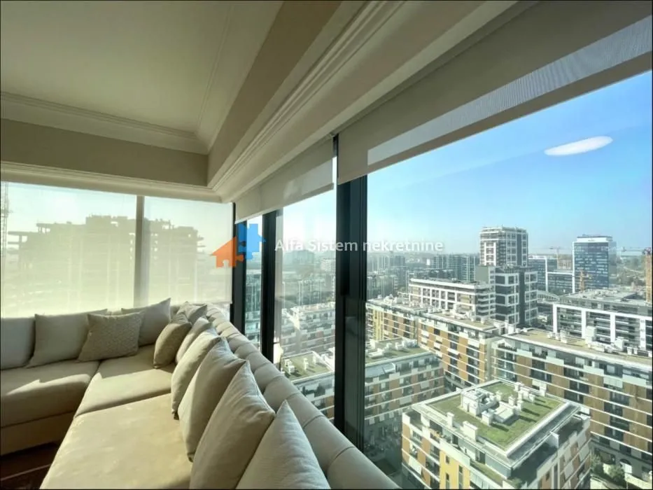 Izdavanje, četvorosoban stan, 123m², Novi Beograd Blok 65, Novi Beograd Sve Podlokacije