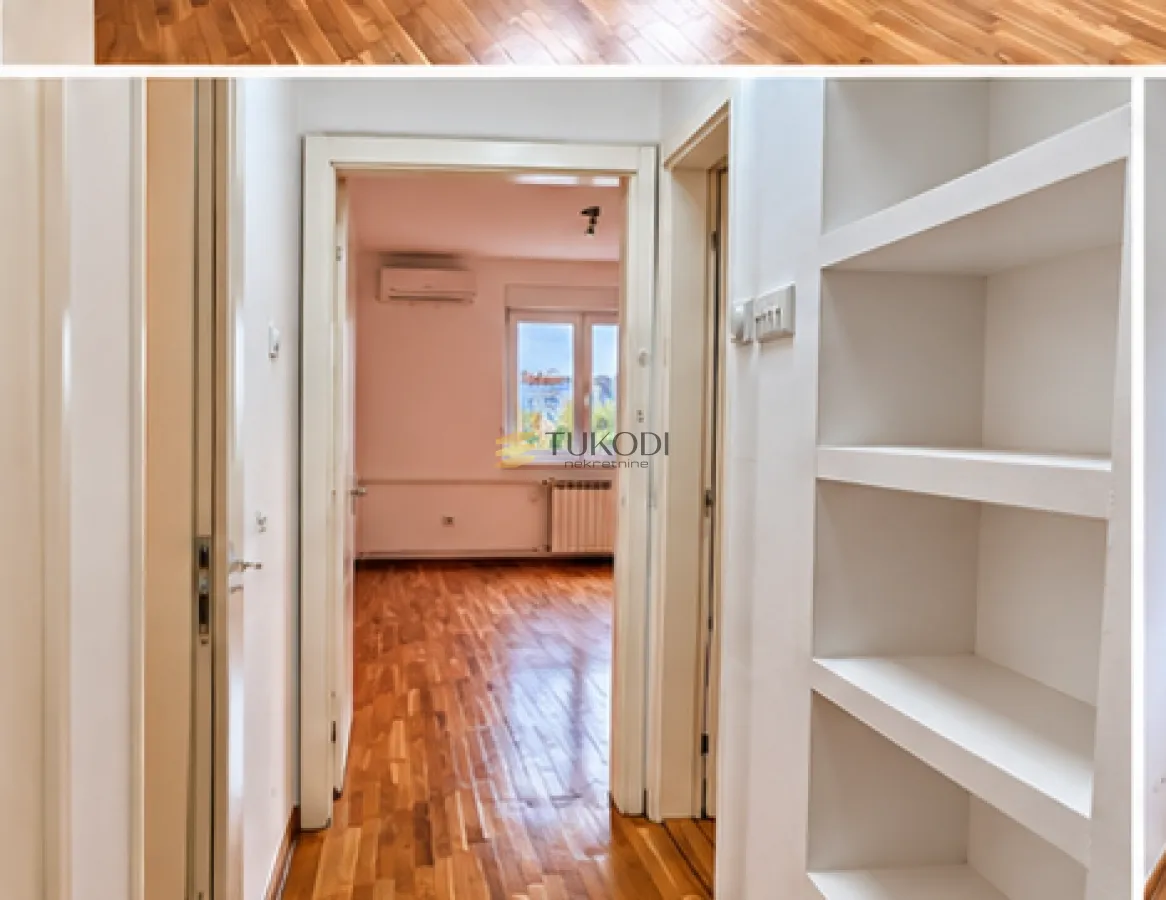 Izdavanje, trosoban stan, 77m², Novi Beograd Blok 32, Novi Beograd Sve Podlokacije