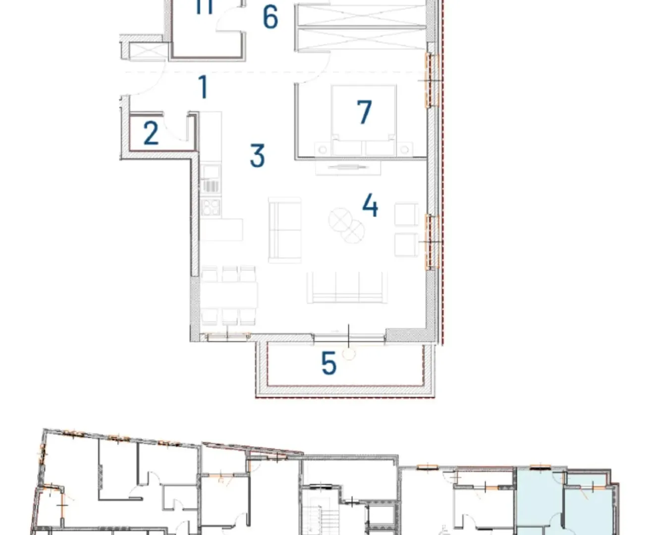 Sale, three bedroom apartment, 103m², Šušanj, Bar