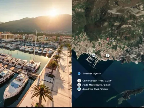 Prodaja, dvosoban stan, 72m², Centar, Tivat - image 1