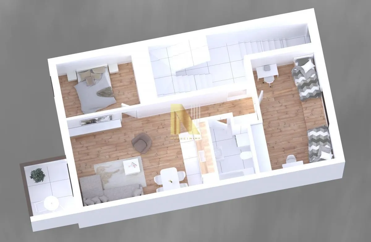 Sale, three bedroom apartment, 64m², Telep, Novi Sad Sve Podlokacije