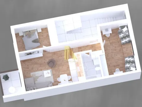 Sale, three bedroom apartment, 64m², Telep, Novi Sad Sve Podlokacije - image 1