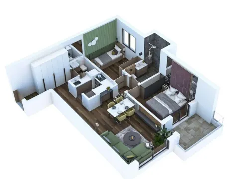 Sale, apartment, 45m², Bar, Crna Gora - image 13