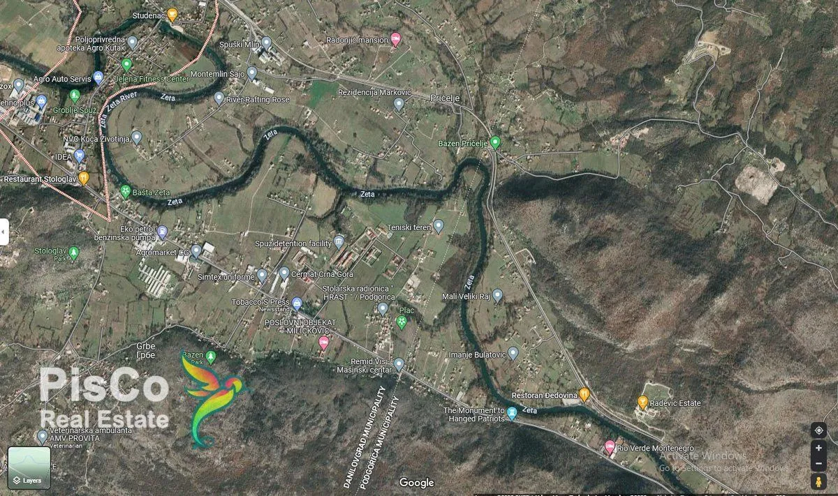 Sale, land lot, Danilovgrad, Crna Gora