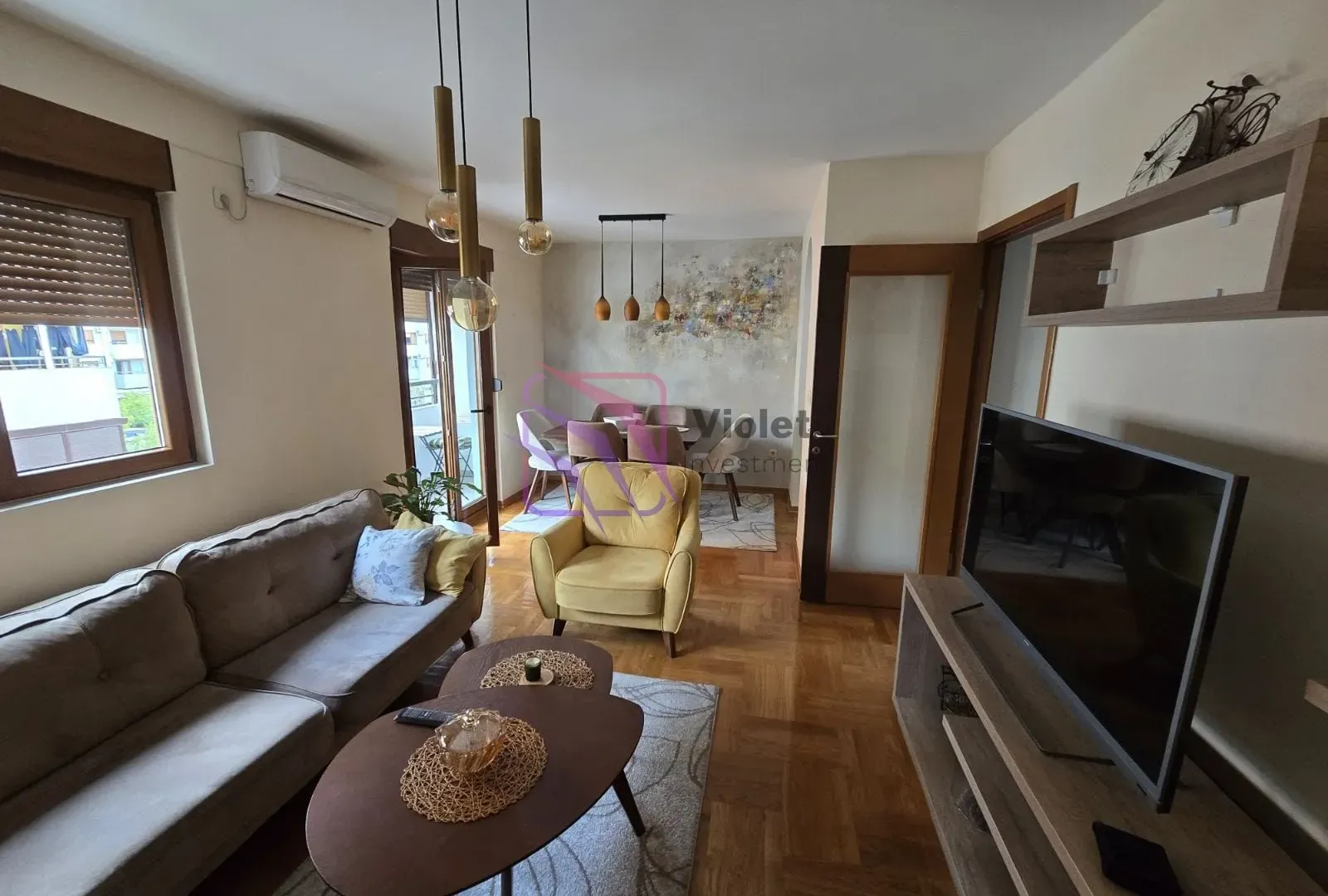 Rent, two bedroom apartment, 70m², Stari Aerodrom, Podgorica