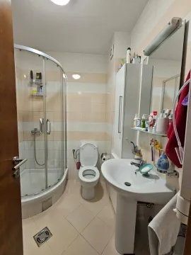 Kupatilo opremljeno tuš kabinom, umivaonikom i toaletom. - image 15