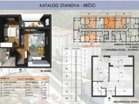 Sale, apartment, 43m², Bečići, Budva - image 2