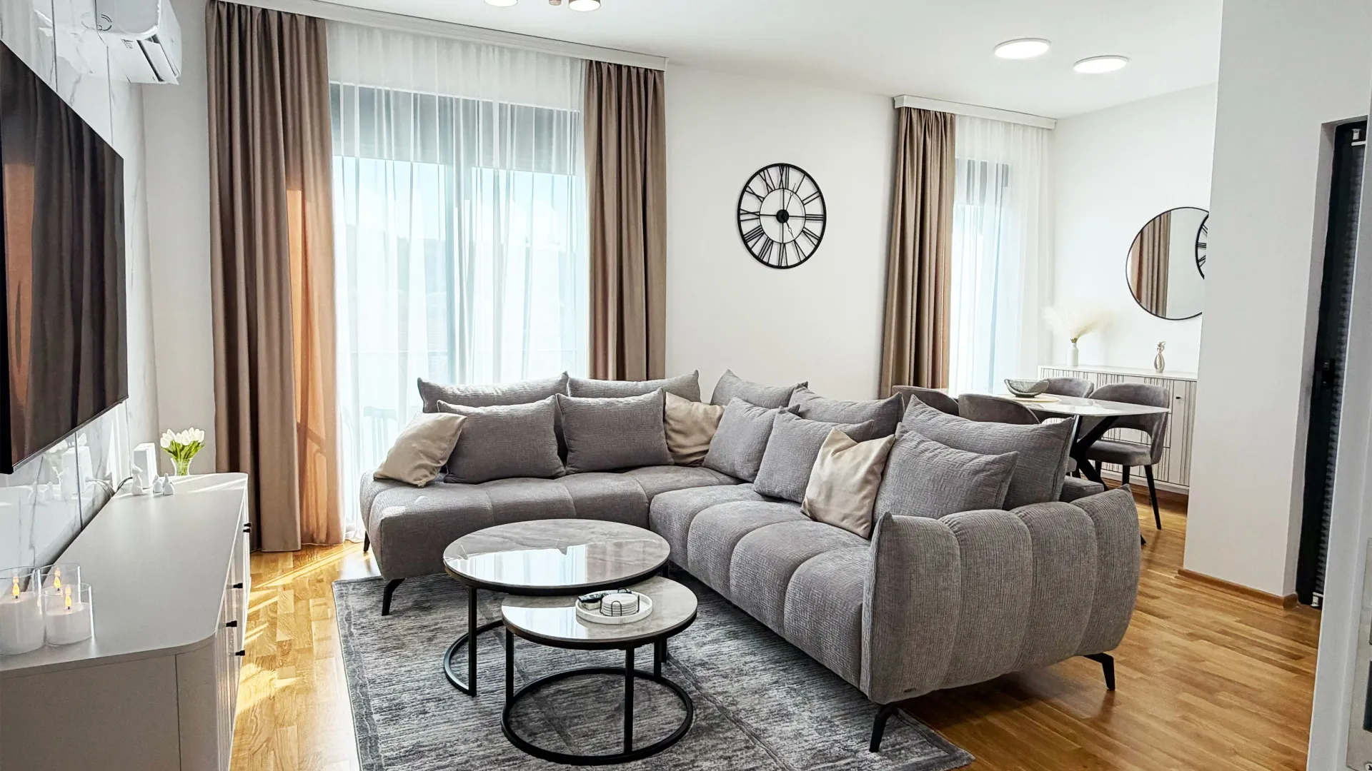 Izdavanje, dvosoban stan, 68m², Zabjelo, Podgorica