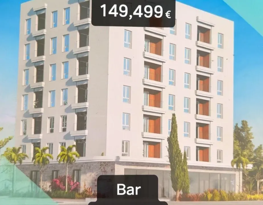 Sale, two bedroom apartment, 71m², Čeluga, Bar