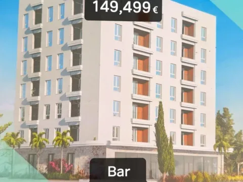 Sale, two bedroom apartment, 71m², Čeluga, Bar