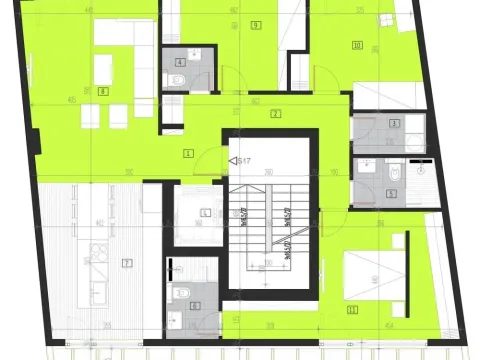 Sale, four bedroom apartment, 151m², Crveni Krst, Beograd - image 2