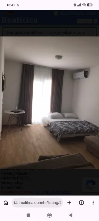 Rent, studio apartment, 30m², Bijeli Do, Budva