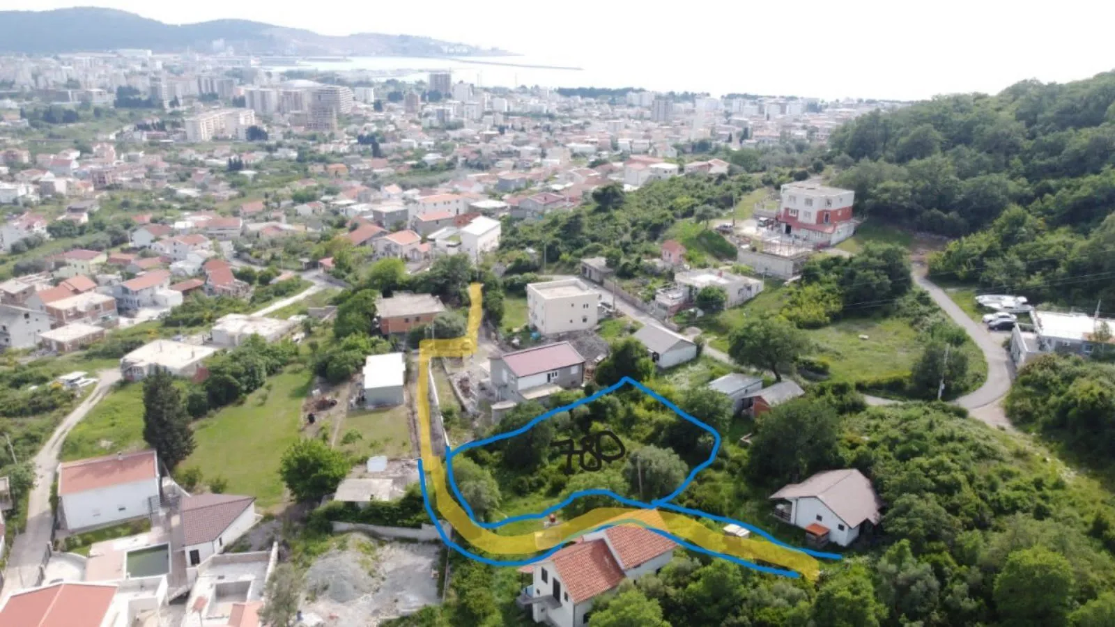 Prodaja, plac, 790m², Šušanj, Bar