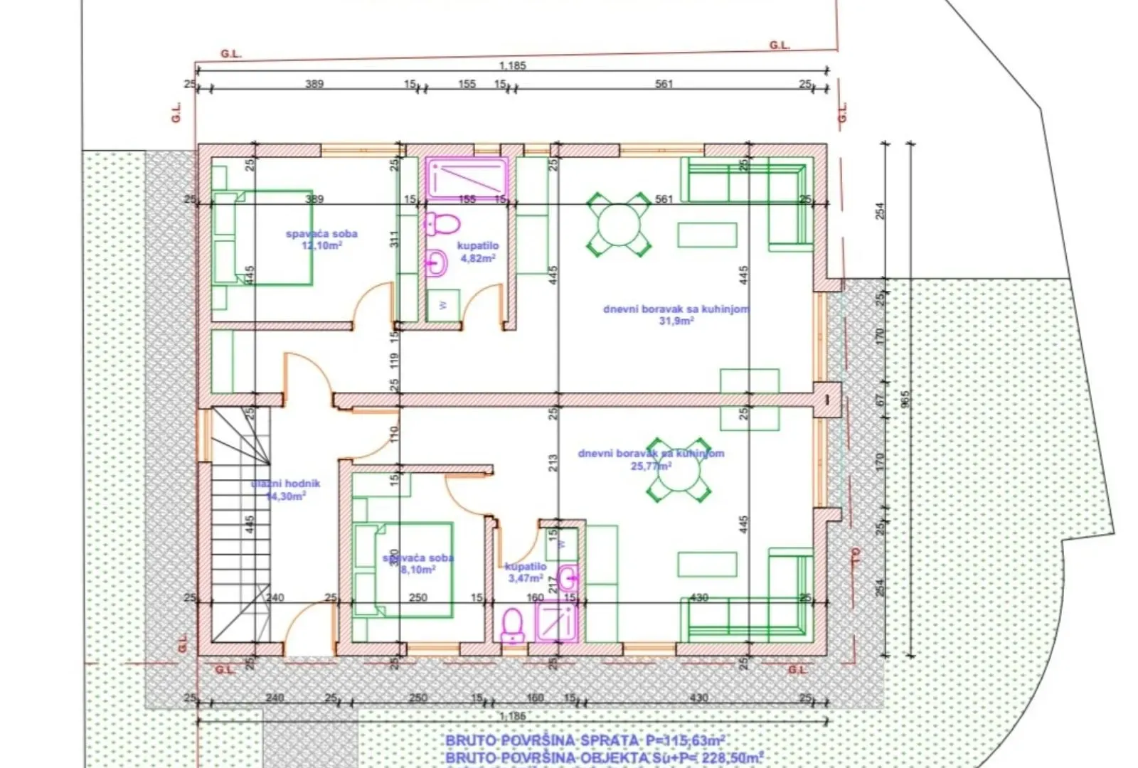 Prodaja, stan, 62m², Tivat, Crna Gora