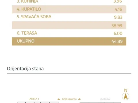 Prodaja, dvosoban stan, 45m², Novi Beograd Blok 25, Novi Beograd Sve Podlokacije - image 3