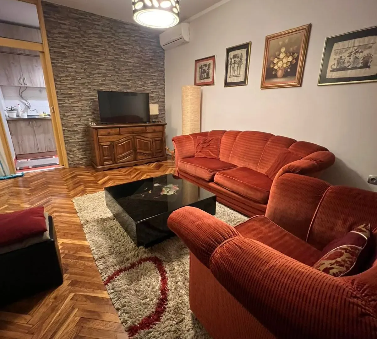 Rent, two bedroom apartment, 60m², Blok 6, Podgorica