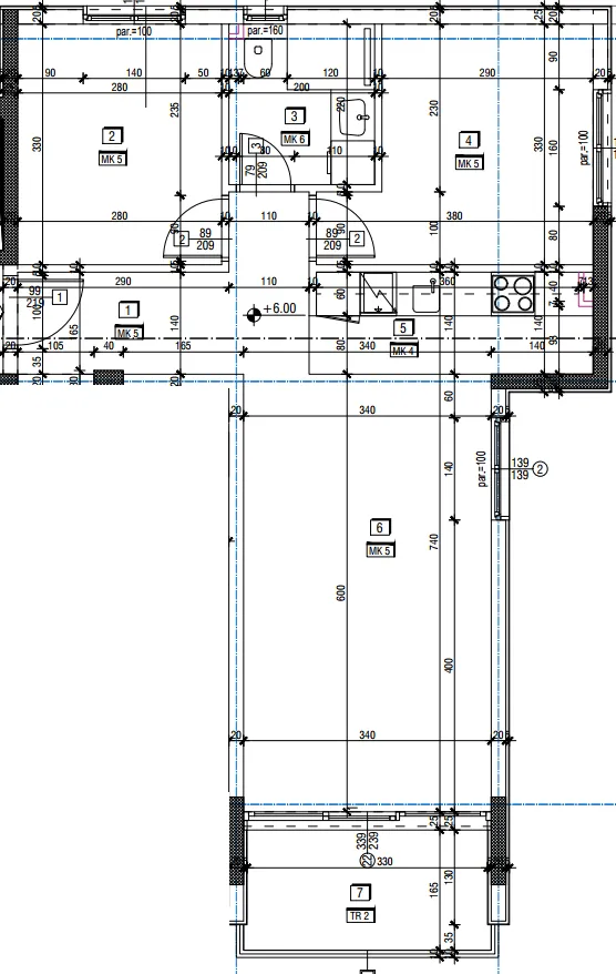 Prodaja, dvosoban stan, 60m², Kotor, Crna Gora