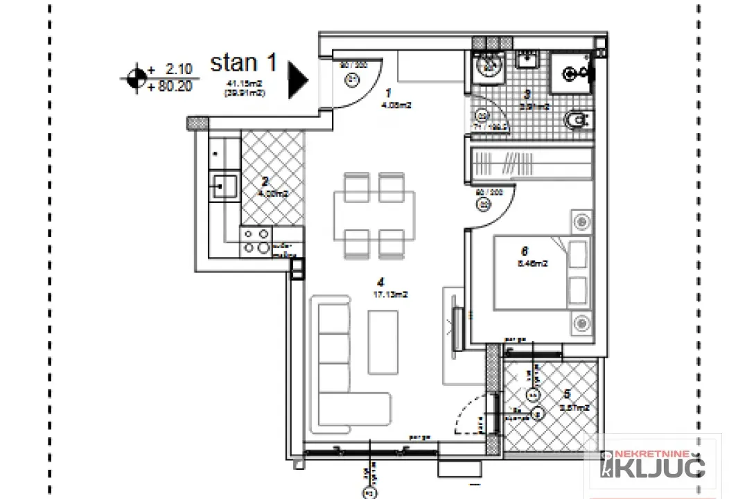 Prodaja, dvosoban stan, 40m², Telep, Novi Sad Sve Podlokacije