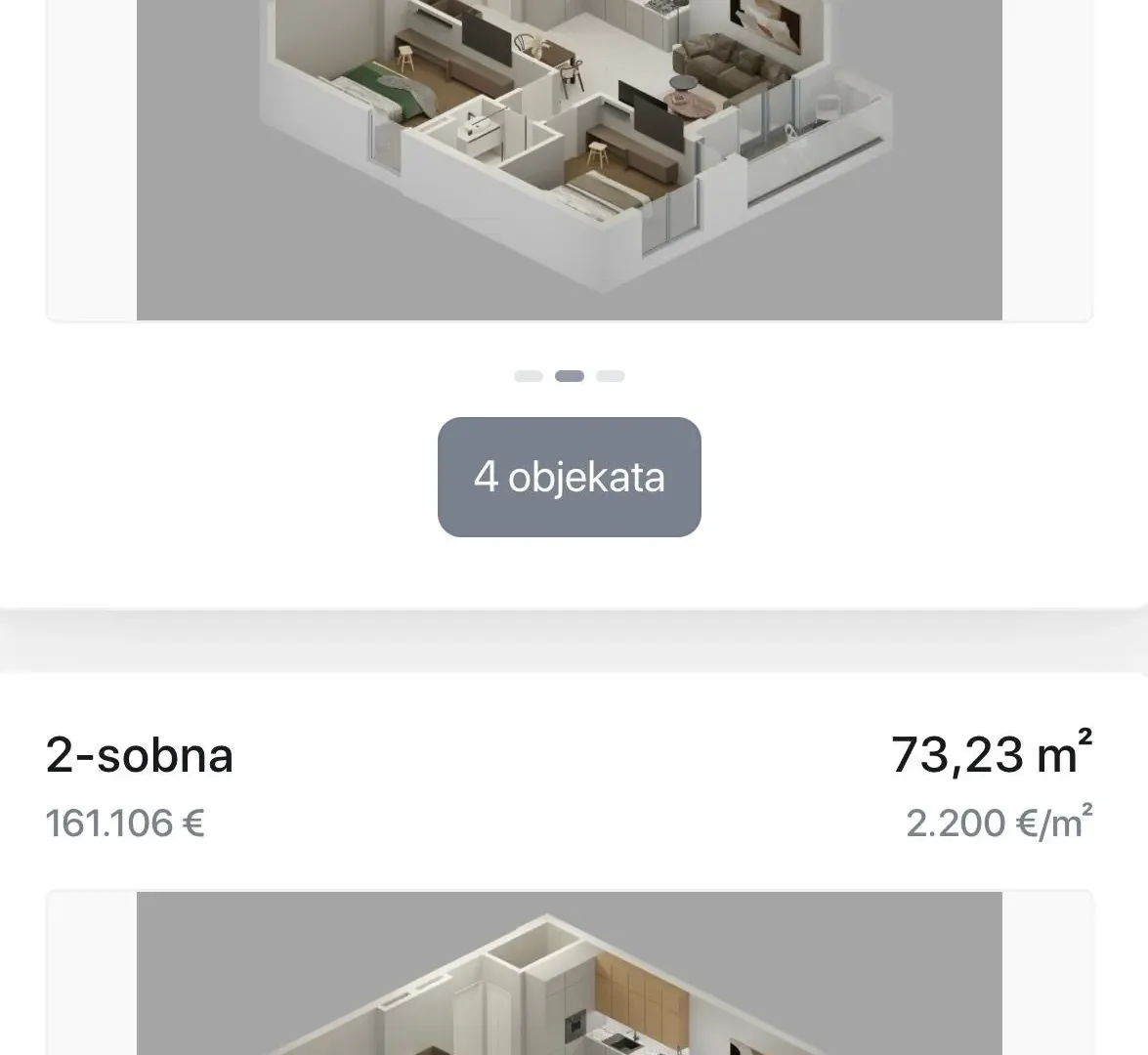 Sale, one bedroom apartment, 57m², Bjeliši, Bar