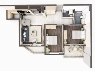 Sale, two bedroom apartment, 74m², Bar, Crna Gora - image 4