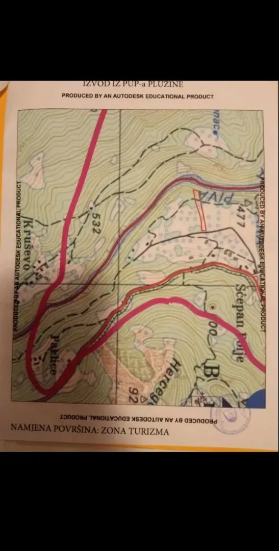 Prodaja, plac, 5000m², Brijeg, Plužine