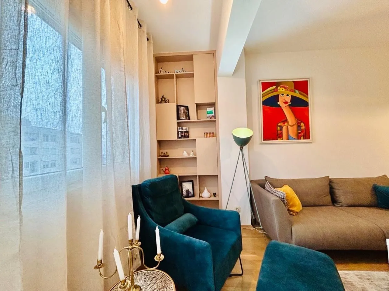 Izdavanje, jednosoban stan, 46m², Blok 6, Podgorica