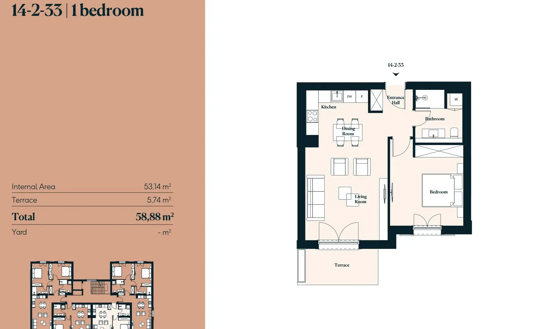Prodaja, stan, 58m², Tivat, Crna Gora