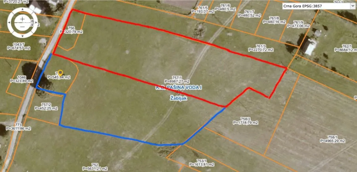 Prodaja, plac, 4000m², Pašina Voda, Žabljak