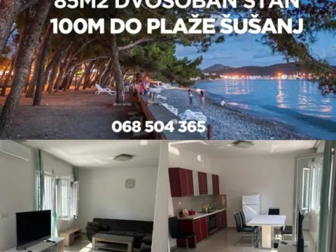 Prodaja, dvosoban stan, 84m², Šušanj, Bar