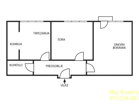 Prodaja, dvosoban stan, 51m², Savski Venac, Beograd - image 9