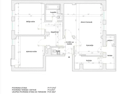 Sale, three bedroom apartment, 80m², Novo naselje, Novi Sad - image 14