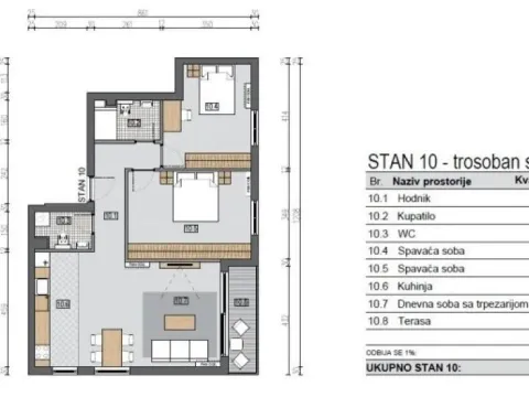Prodaja, trosoban stan, 81m², Zemun Sve Podlokacije, Beograd - image 10