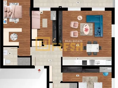 Sale, three bedroom apartment, 105m², Stari Aerodrom, Podgorica - image 3