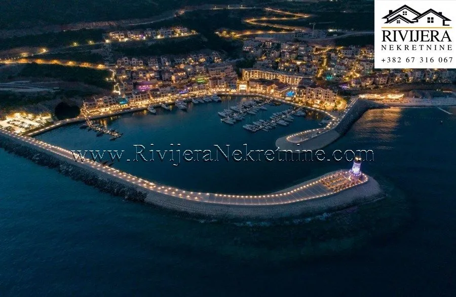 Prodaja, jednosoban stan, 56m², Luštica Bay, Tivat