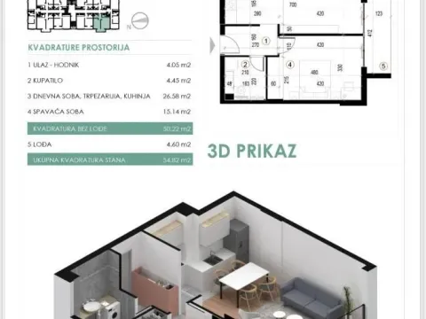 Stan in Cvetanova Ćuprija