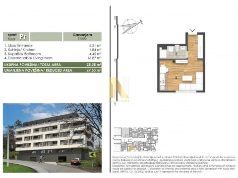 Prodaja, garsonjera, 28m², Banja Vrdnik, Irig - image 2