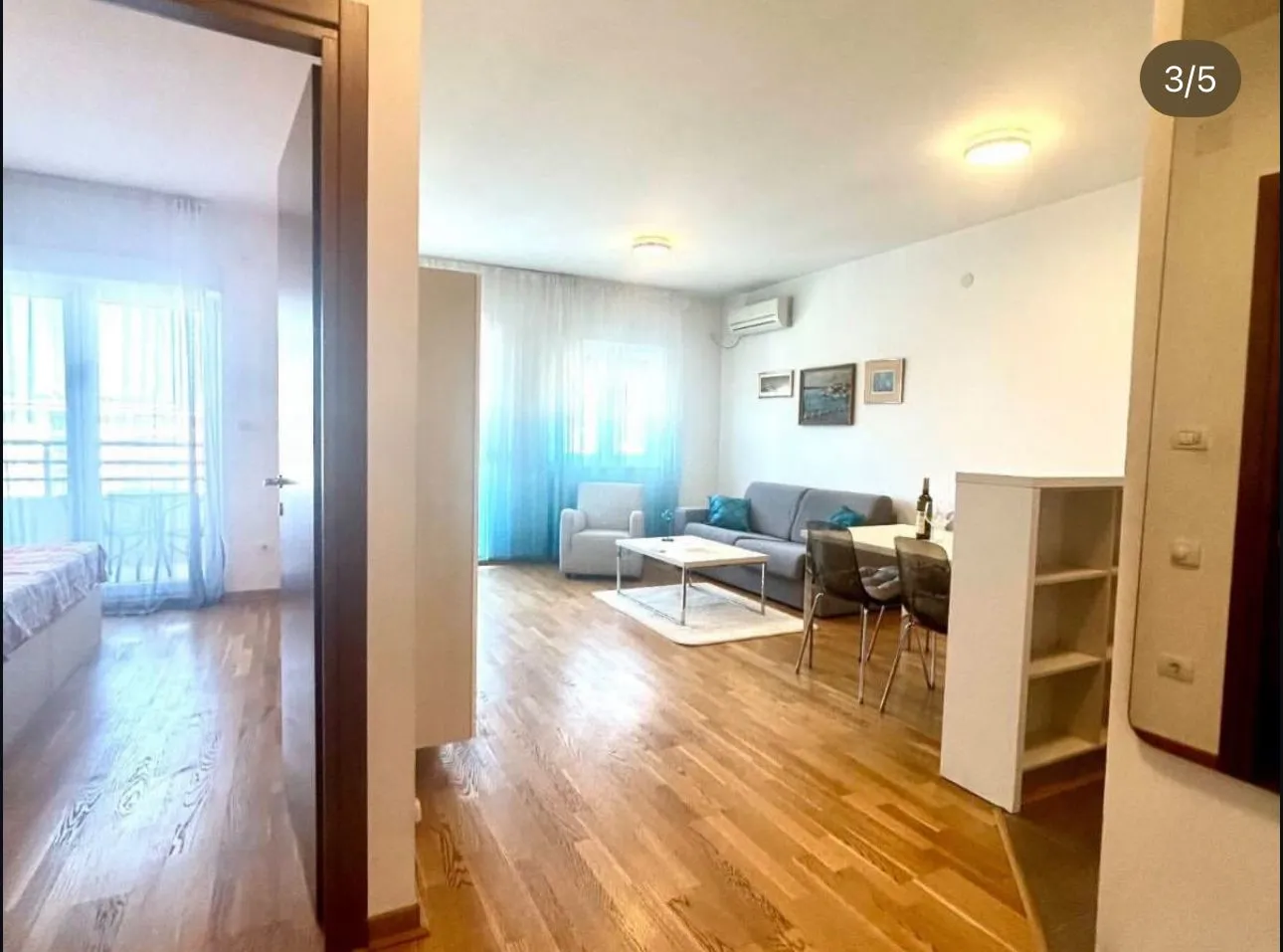 Rent, one bedroom apartment, 51m², City Kvart, Podgorica