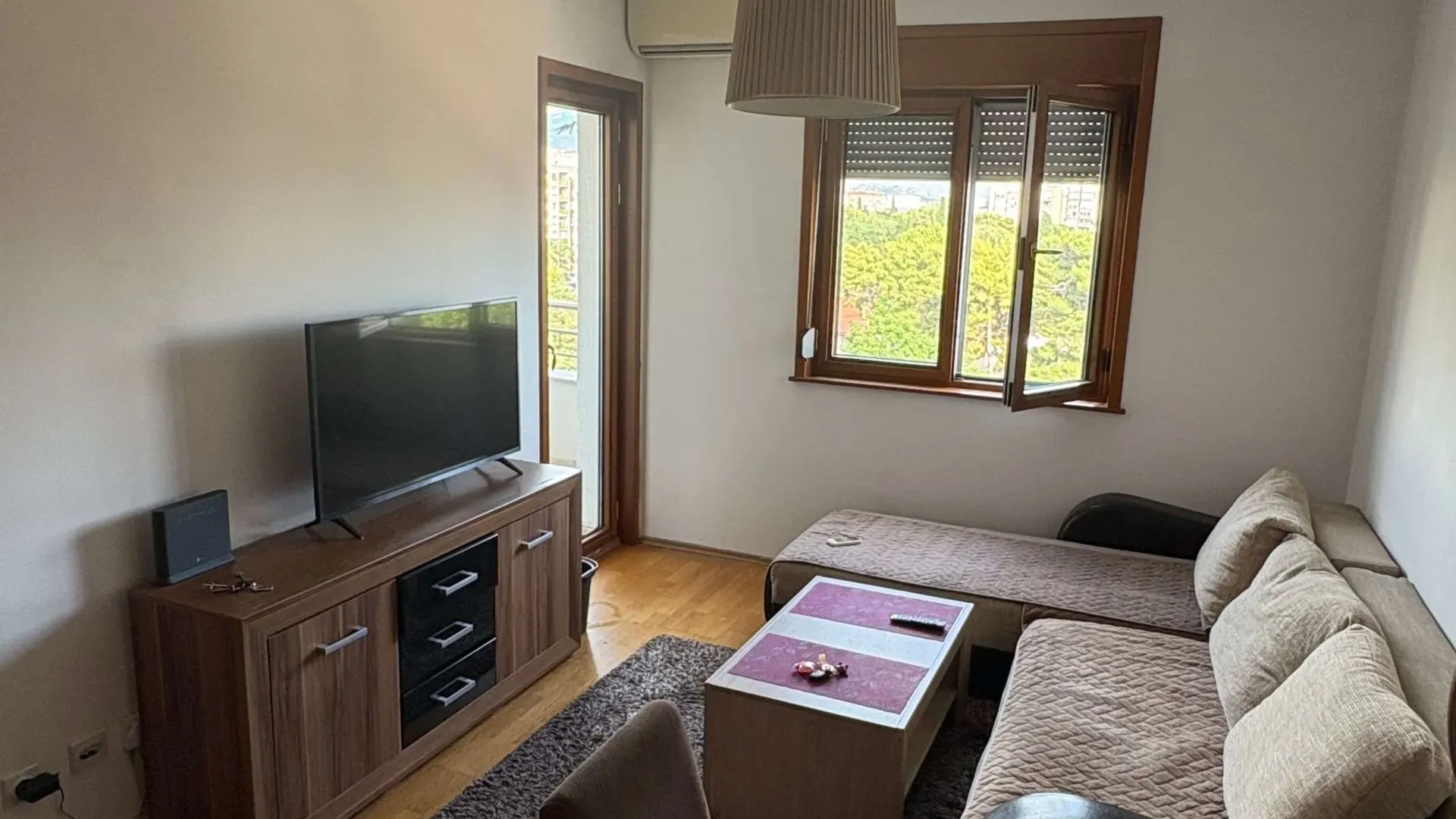 Rent, one bedroom apartment, 40m², Zabjelo, Podgorica