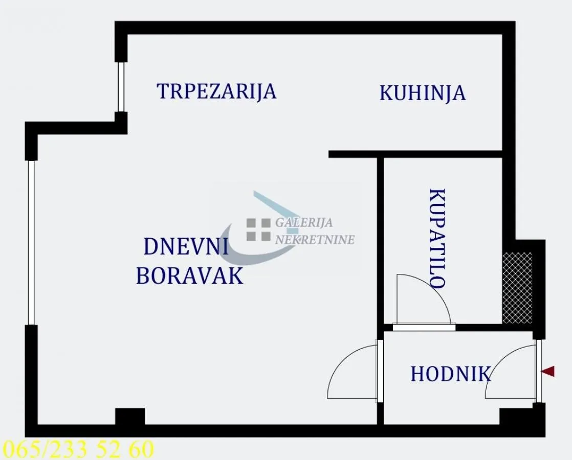 Prodaja, jednosoban stan, 33m², Dušanovac, Voždovac Sve Podlokacije