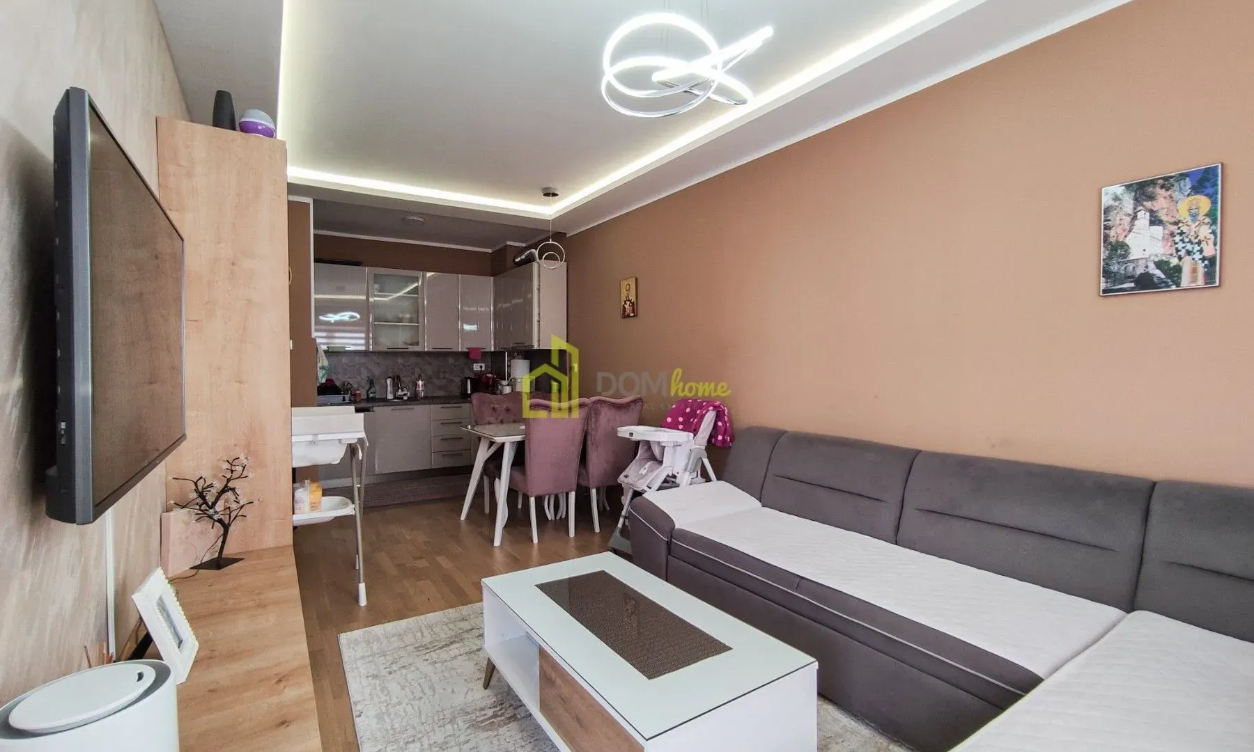 Prodaja, jednosoban stan, 49m², Tuški Put, Podgorica