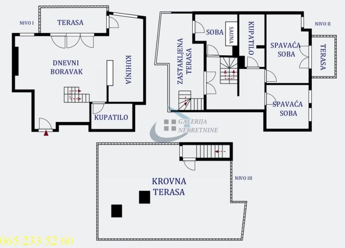 Sale, four bedroom apartment, 270m², Skojevsko Naselje, Beograd
