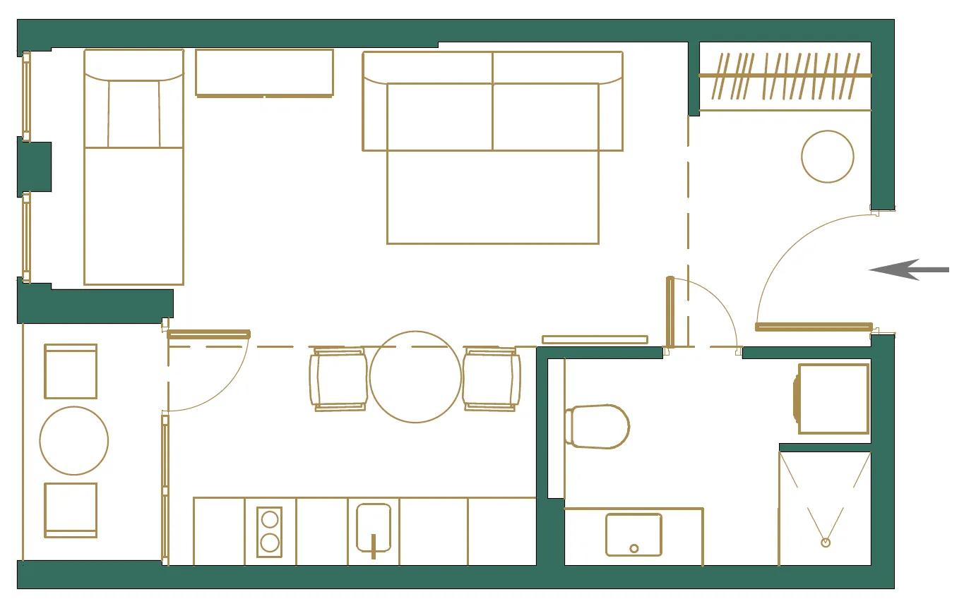 Sale, apartment, 27m², Kolašin, Crna Gora